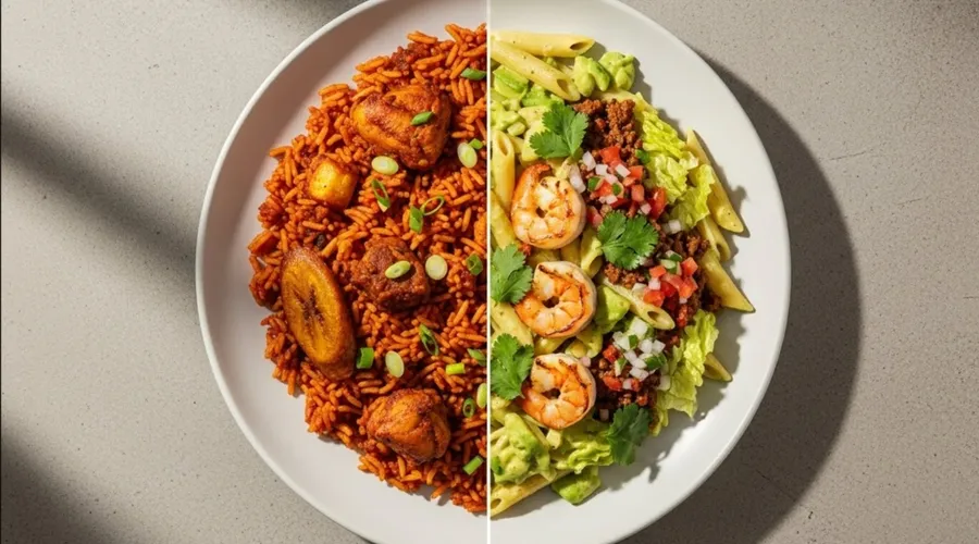 A modern fusion dish